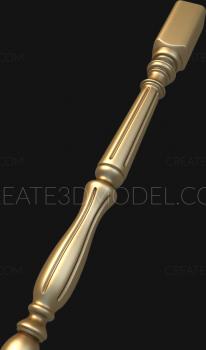 Balusters (BL_0030) 3D model for CNC machine